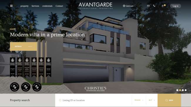 Real Estate Website Design