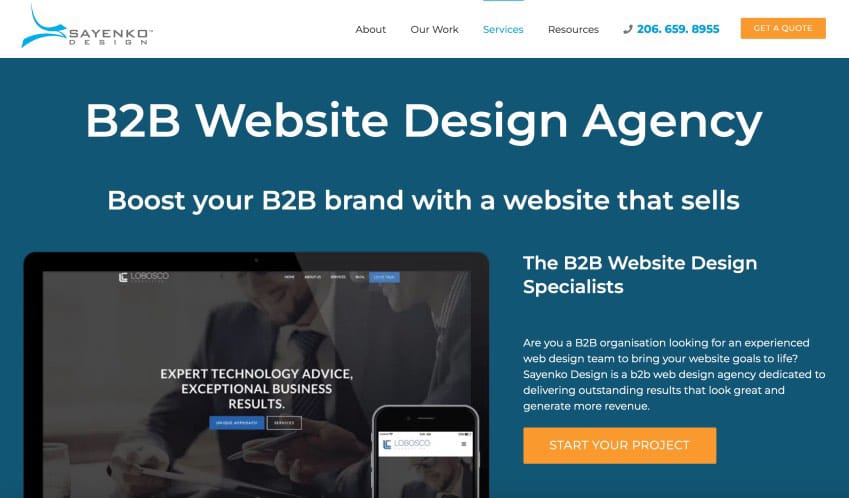 B2B Website Design Agency
