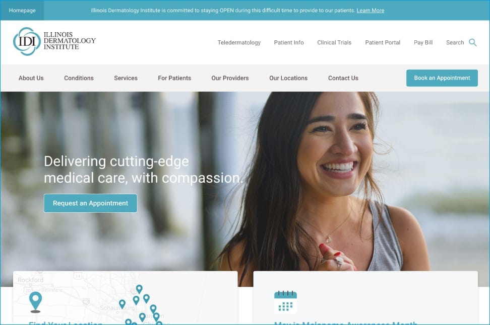 Healthcare Website Design